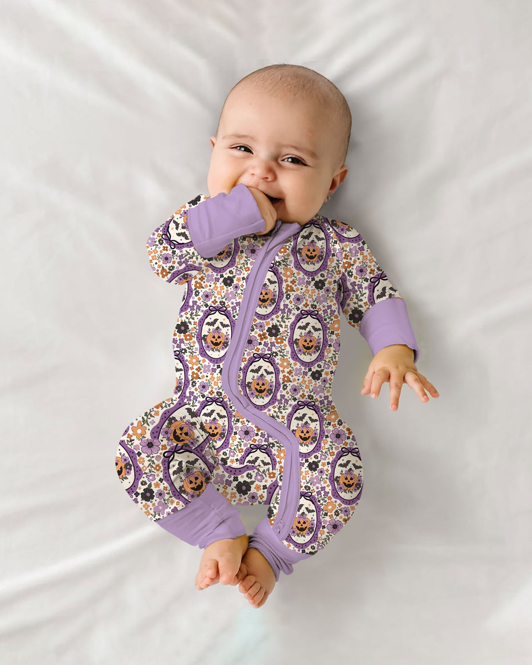 Gerippte Babykleidung mit individuellem Foto - Weich &amp; Skizzenhaft
