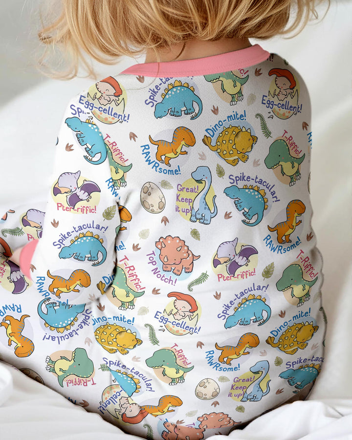 Cute Dinosaur Pun Bamboo Convertible Zippy