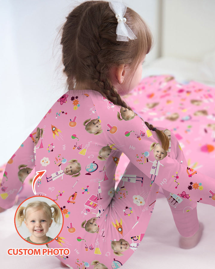 Gerippte Babykleidung mit individuellem Foto - Weich &amp; Skizzenhaft