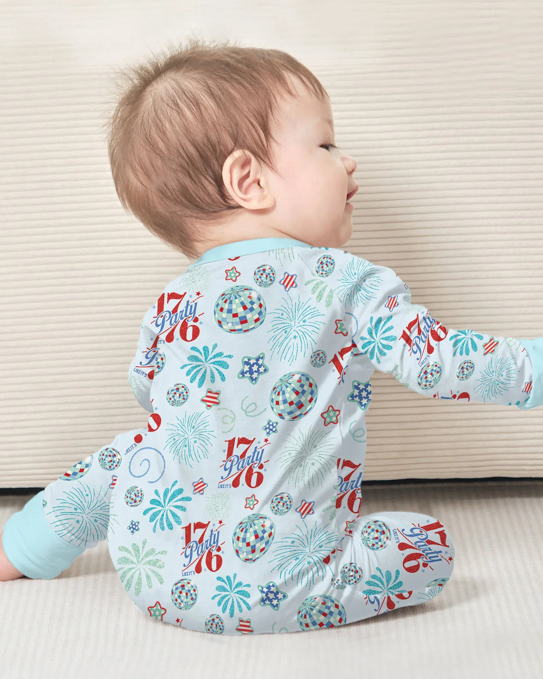Gerippte Babykleidung mit individuellem Foto - Weich &amp; Skizzenhaft