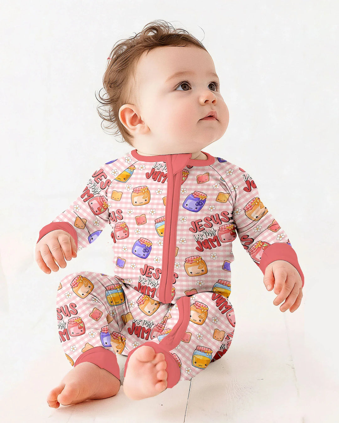 Gerippte Babykleidung mit individuellem Foto - Weich &amp; Skizzenhaft