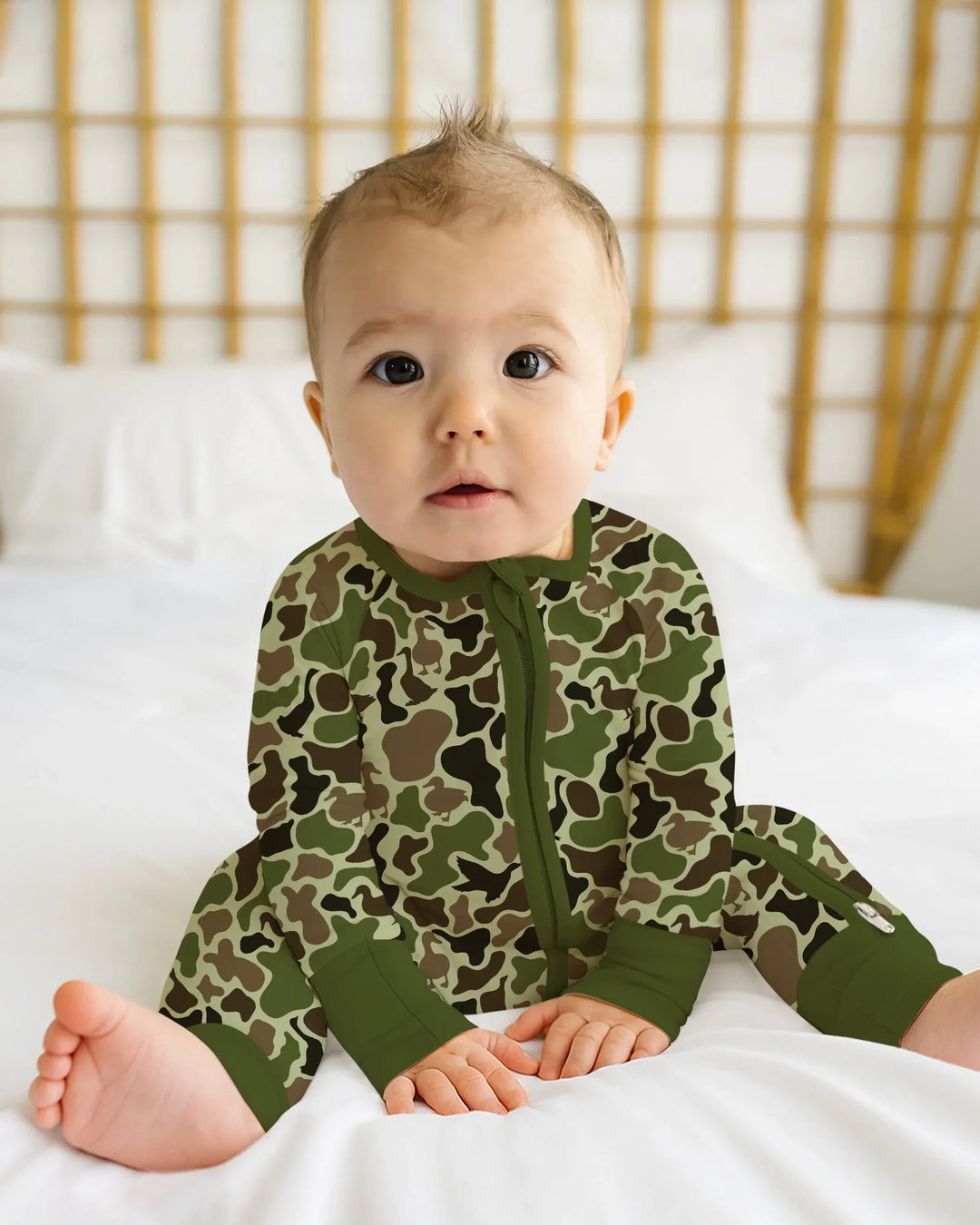 Gerippte Babykleidung mit individuellem Foto - Weich &amp; Skizzenhaft