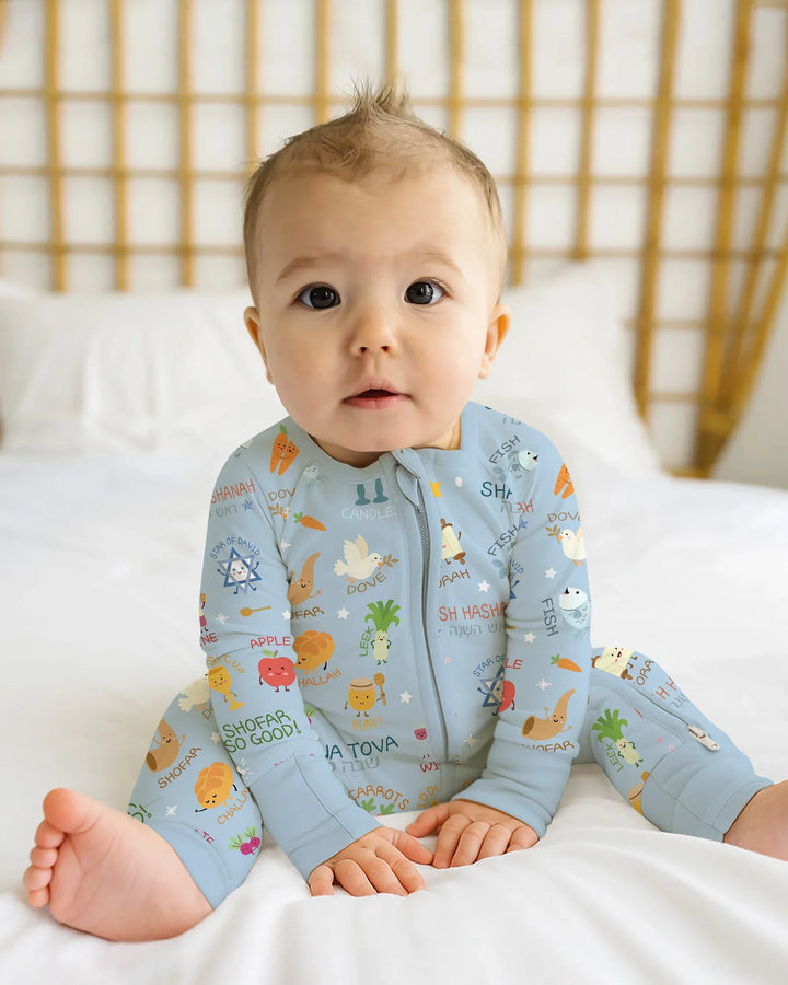 Gerippte Babykleidung mit individuellem Foto - Weich &amp; Skizzenhaft