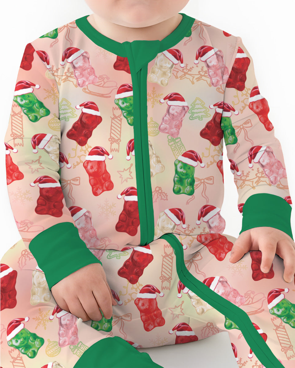 Gummy Bear Santa Christmas Bamboo Convertible Zippy