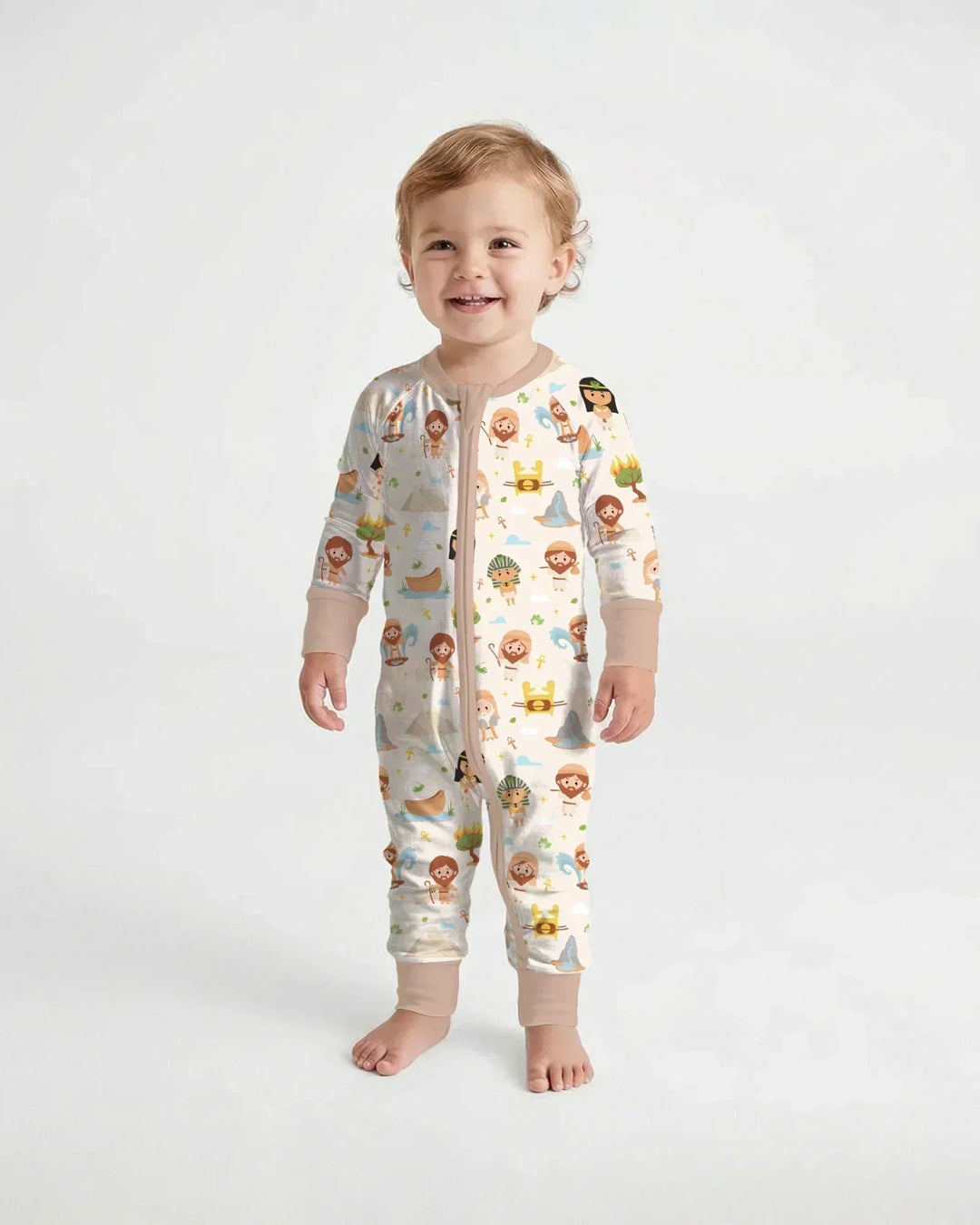 Gerippte Babykleidung mit individuellem Foto - Weich &amp; Skizzenhaft