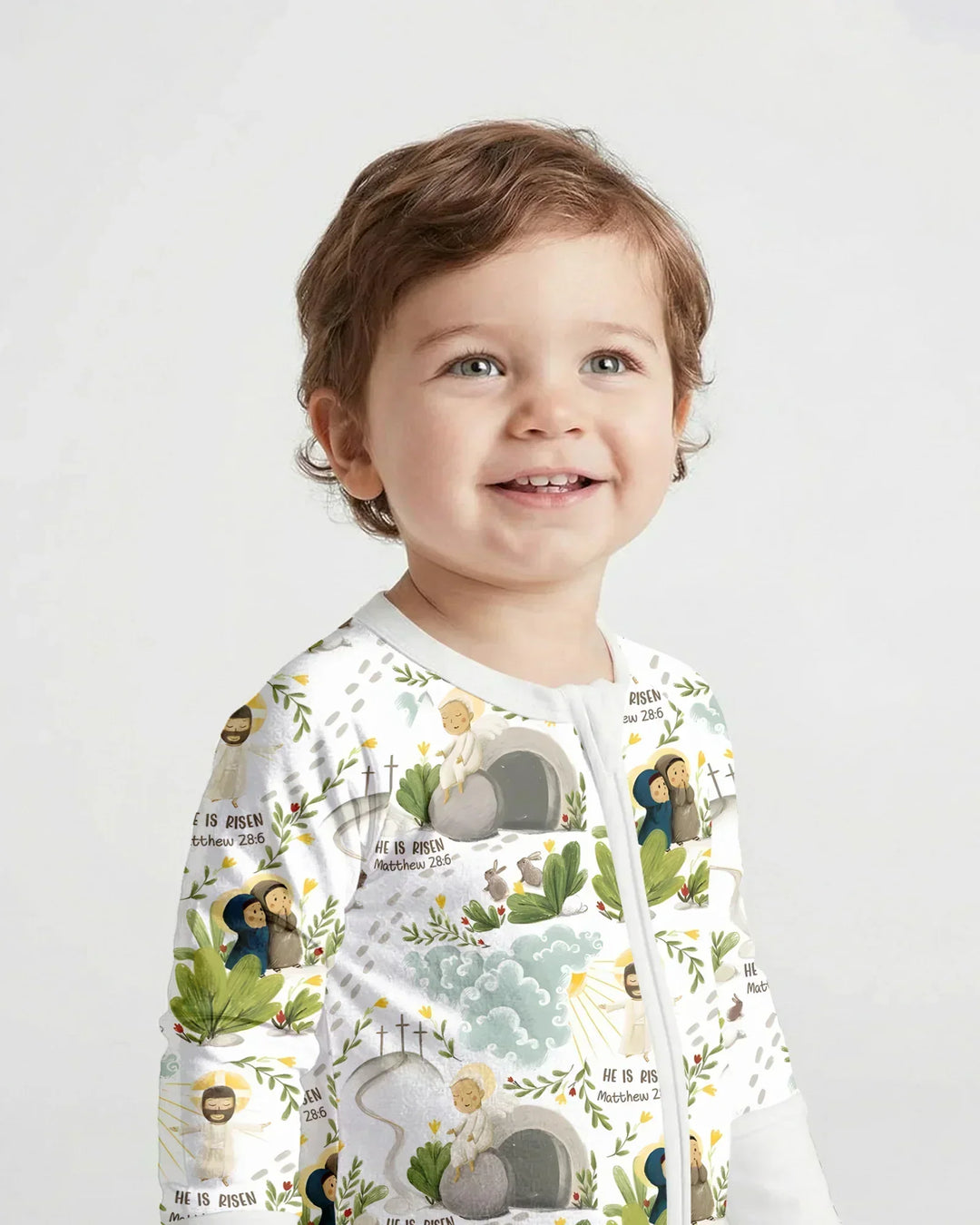 Gerippte Babykleidung mit individuellem Foto - Weich &amp; Skizzenhaft