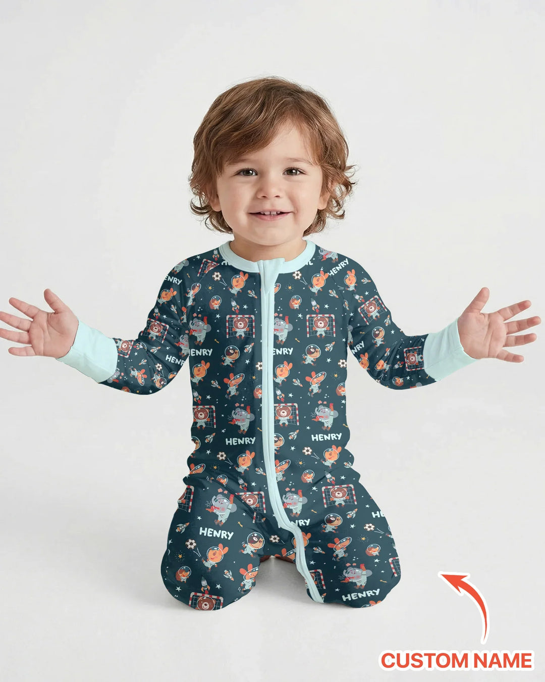Gerippte Babykleidung mit individuellem Foto - Weich &amp; Skizzenhaft