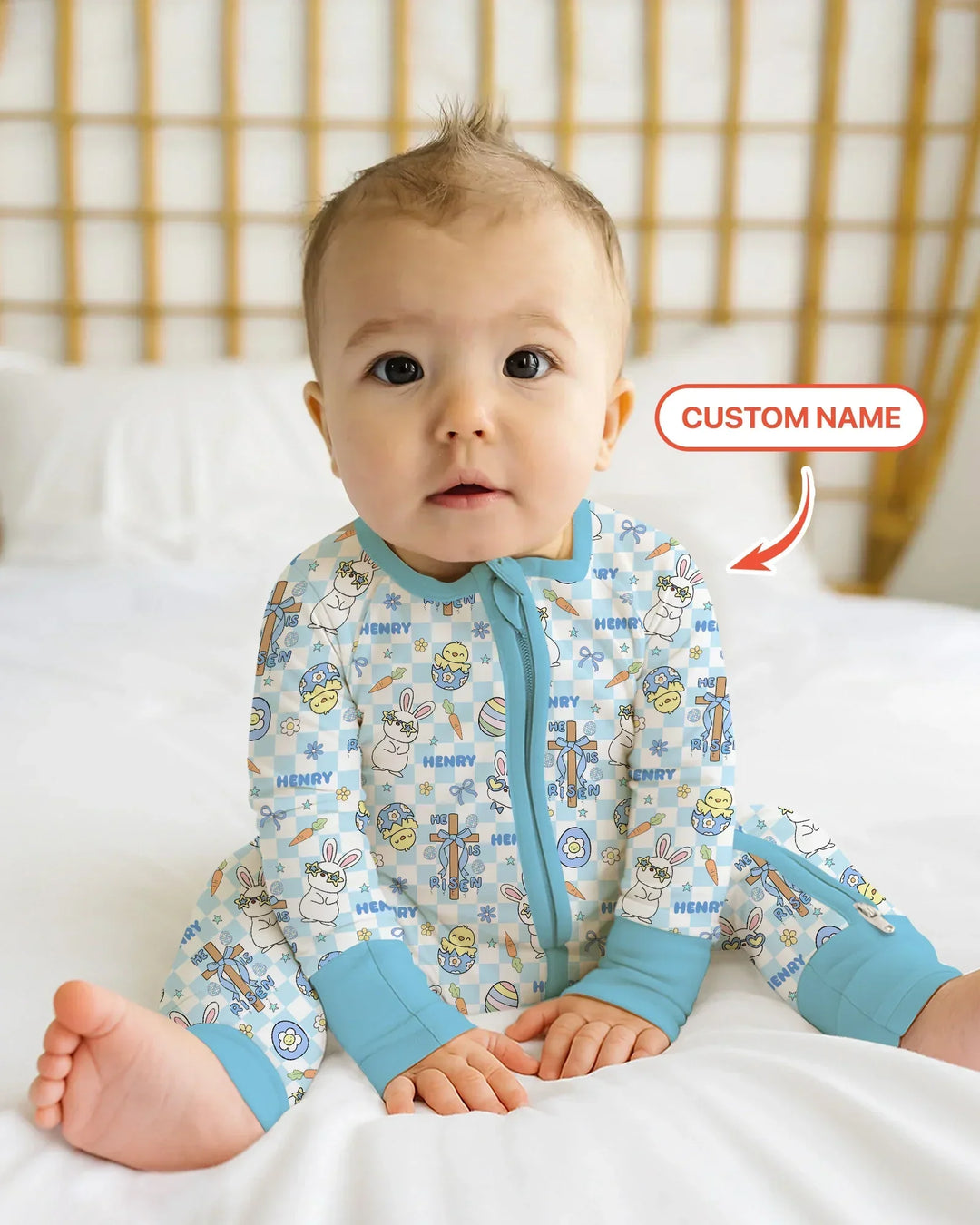 Gerippte Babykleidung mit individuellem Foto - Weich &amp; Skizzenhaft