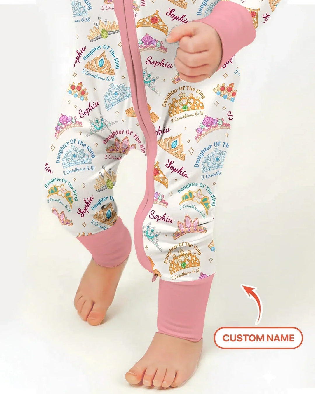 Daughter Of The King Custom Name Bamboo Convertible Zippy