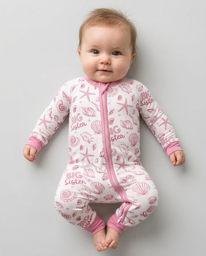 Coquette Seashell Matching Sibling Bamboo Convertible Zippy