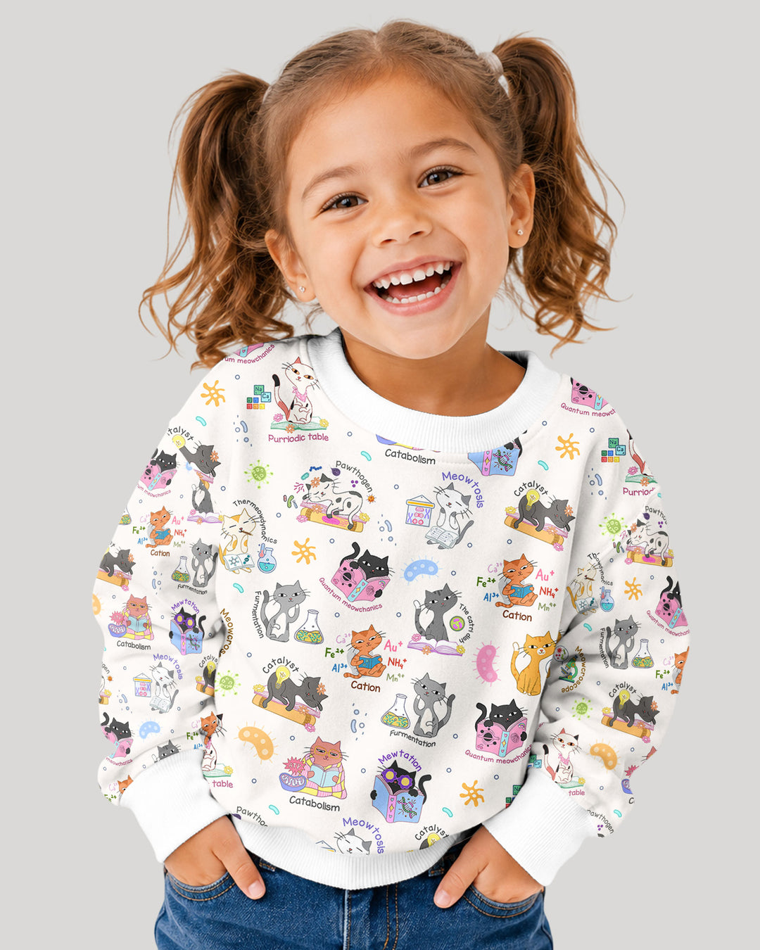 Sweatshirt mit Rundhalsausschnitt aus Bambusfaser