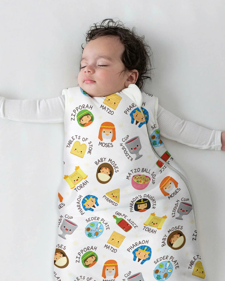 Cute Passover Characters Bamboo Sleep Bag