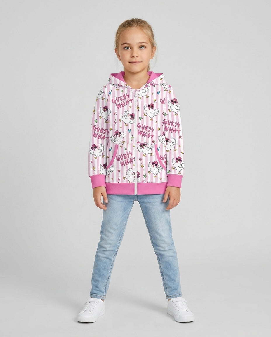 Guess What Chicken Butt! Bamboo Zip Hoodie