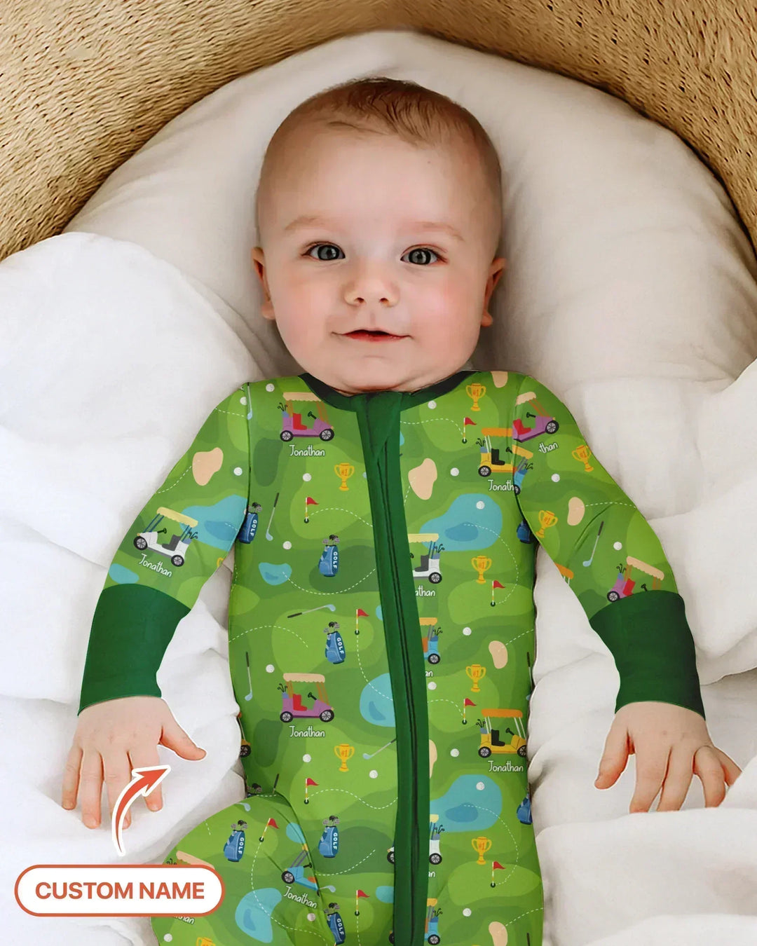 Gerippte Babykleidung mit individuellem Foto - Weich &amp; Skizzenhaft