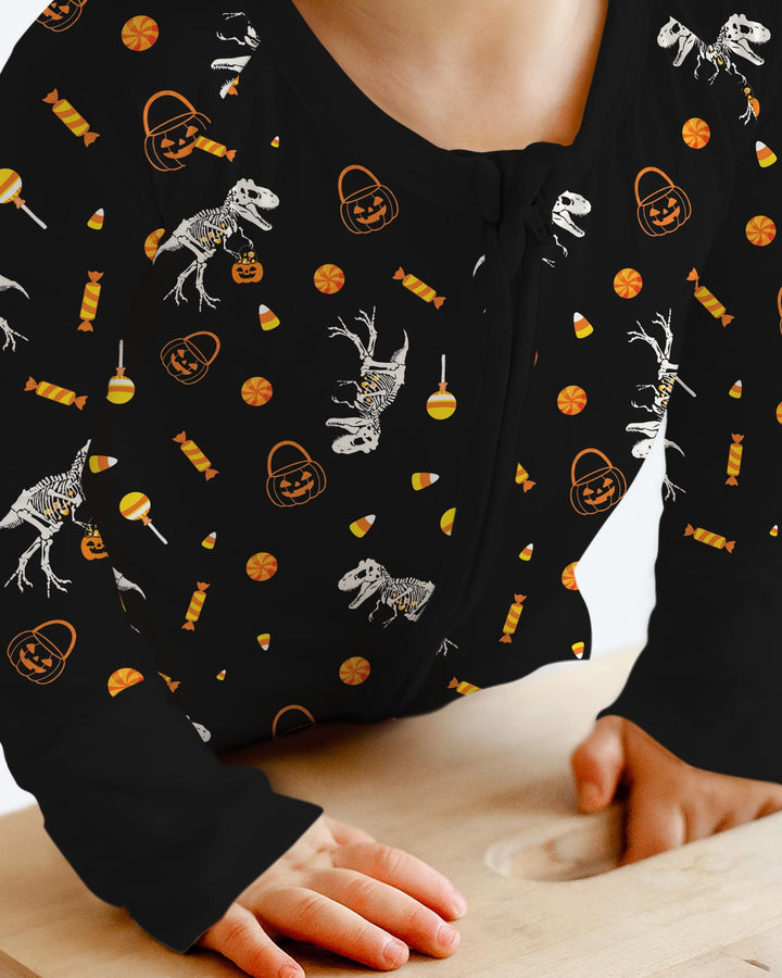 My First Halloween Dinosaur  Bamboo Convertible Zippy