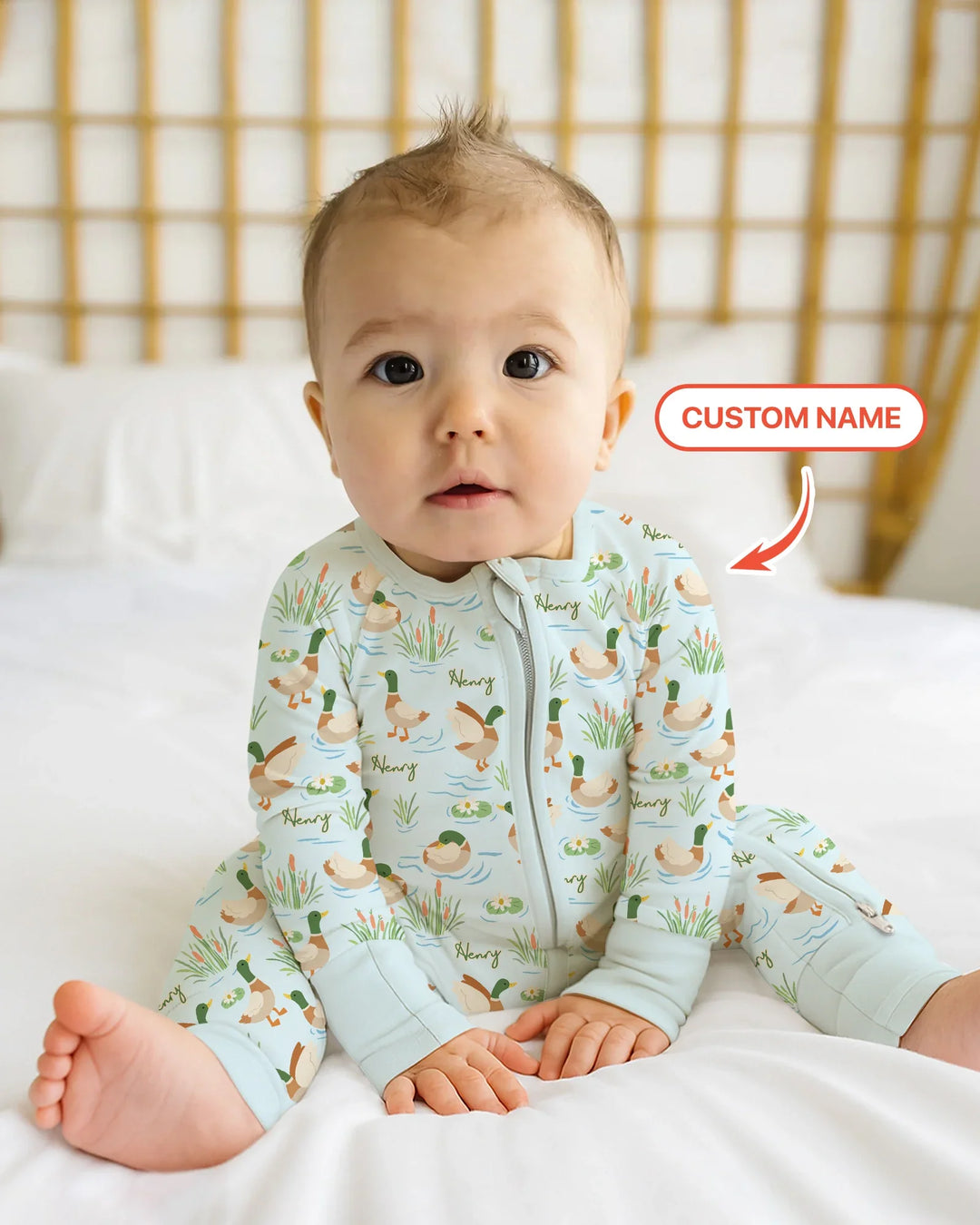 Gerippte Babykleidung mit individuellem Foto - Weich &amp; Skizzenhaft
