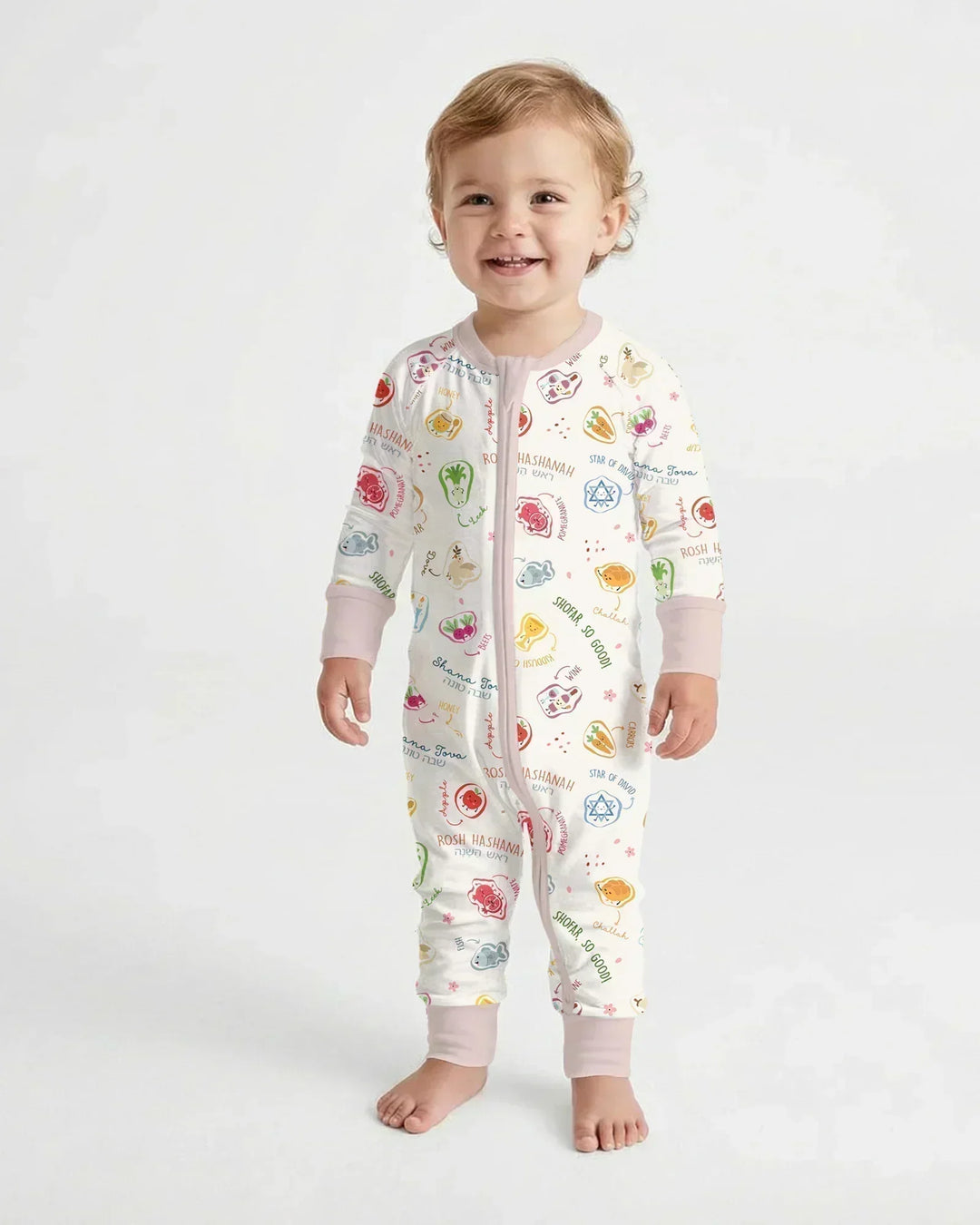 Gerippte Babykleidung mit individuellem Foto - Weich &amp; Skizzenhaft