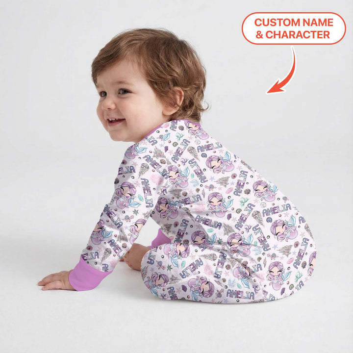 Gerippte Babykleidung mit individuellem Foto - Weich &amp; Skizzenhaft