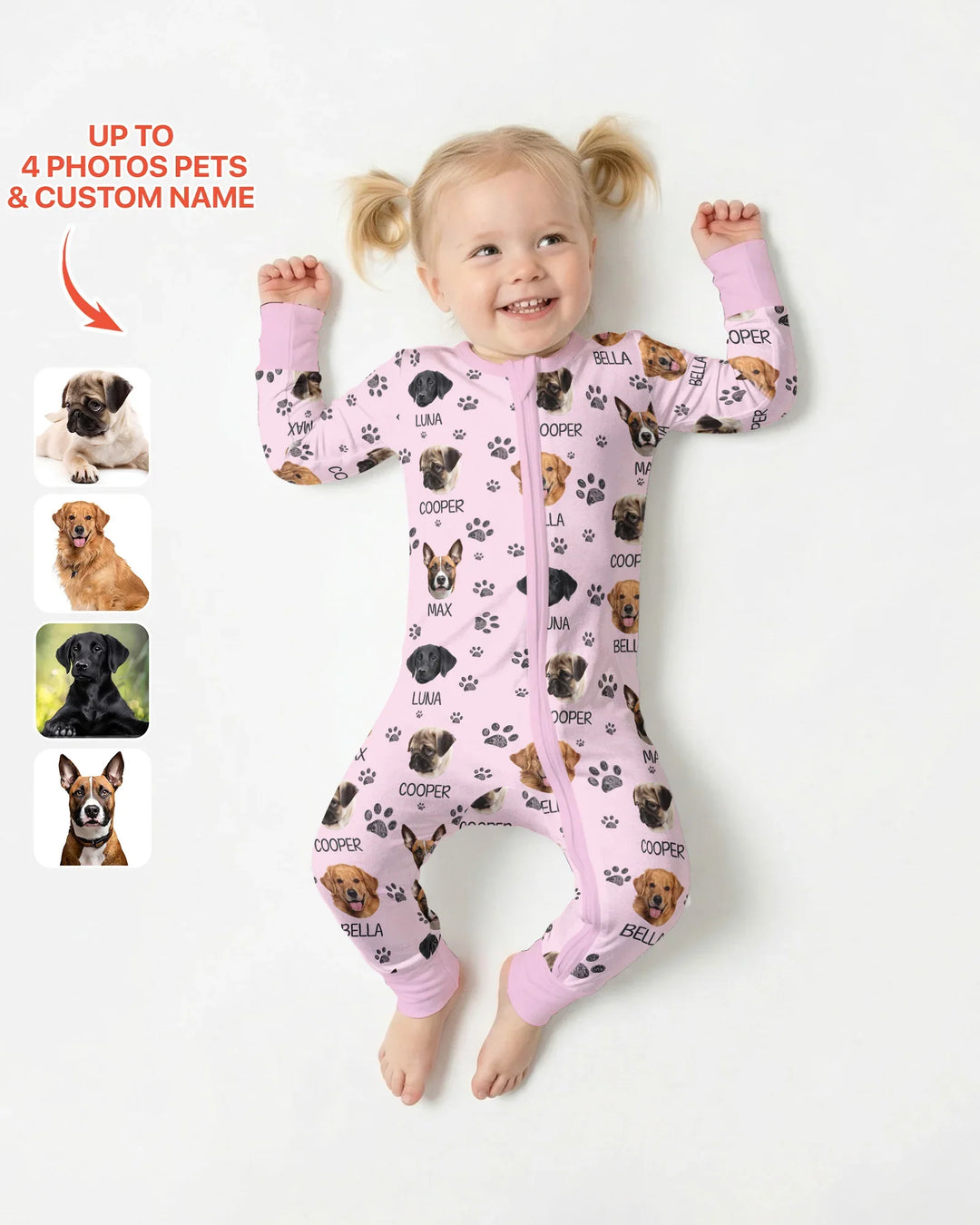 Gerippte Babykleidung mit individuellem Foto - Weich &amp; Skizzenhaft