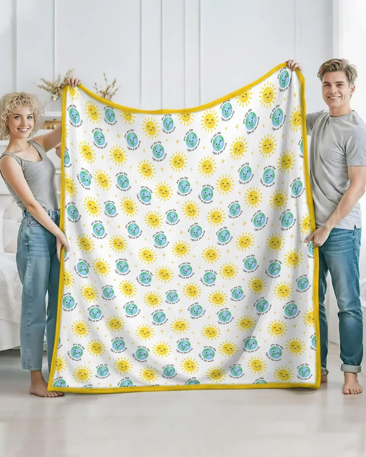 Matthew 5:14 Light of the World Bamboo Blanket