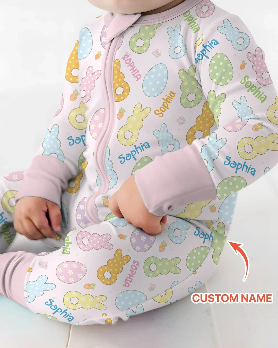 Gerippte Babykleidung mit individuellem Foto - Weich &amp; Skizzenhaft