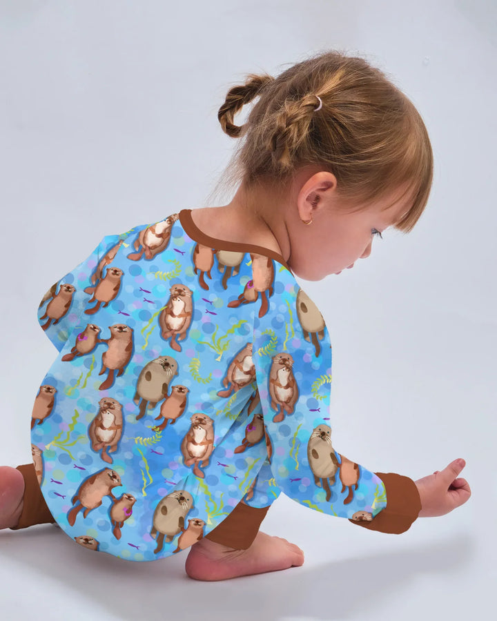 Gerippte Babykleidung mit individuellem Foto - Weich &amp; Skizzenhaft