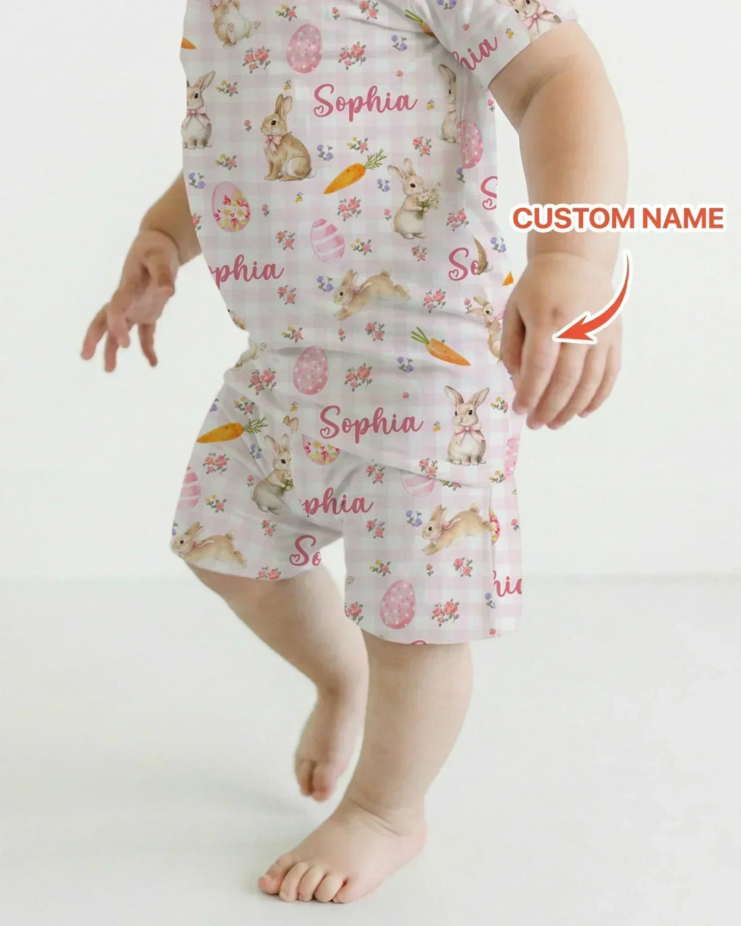 Zweiteiliges Pyjama-Set mit kurzen Ärmeln und Shorts im Sommer-Design