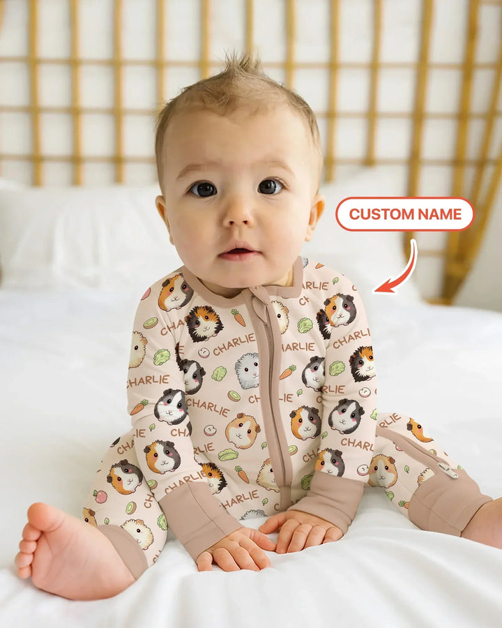 Gerippte Babykleidung mit individuellem Foto - Weich &amp; Skizzenhaft