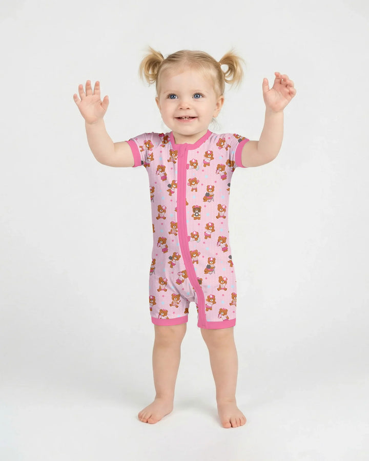 Born To Play Baseball Bamboo Shorty Zippy