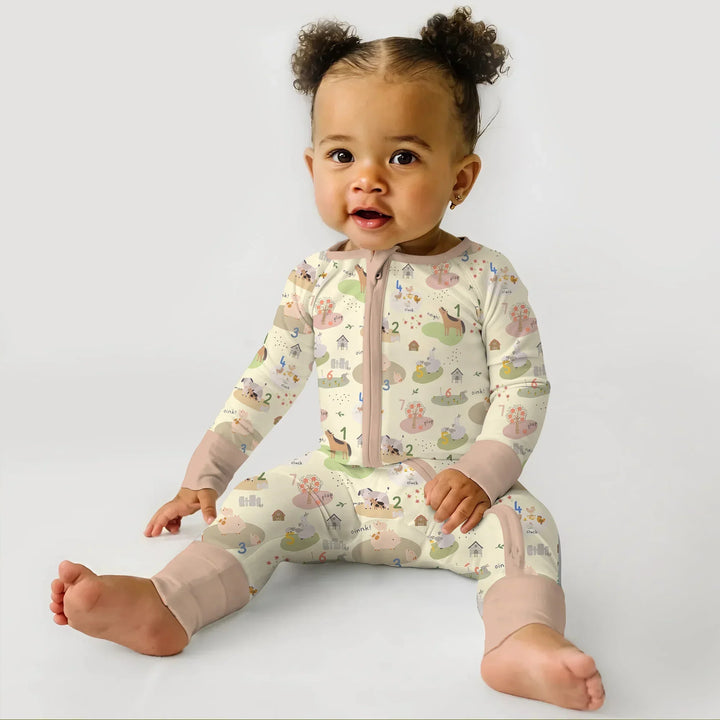 Gerippte Babykleidung mit individuellem Foto - Weich &amp; Skizzenhaft