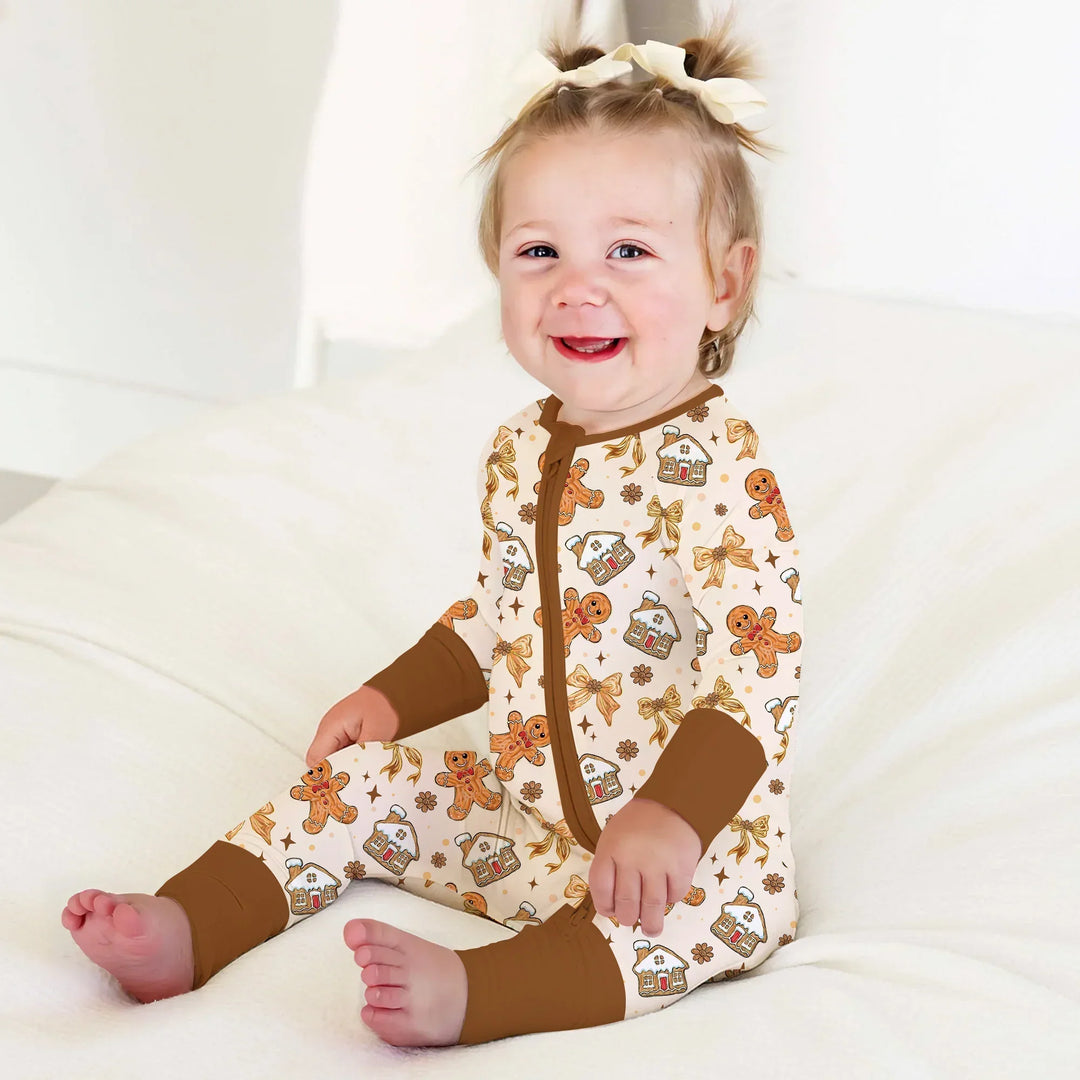 Brushstroke Gingerbread Convertible Zippy , Brushstroke Gingerbread Convertible Zippy - 0-3M