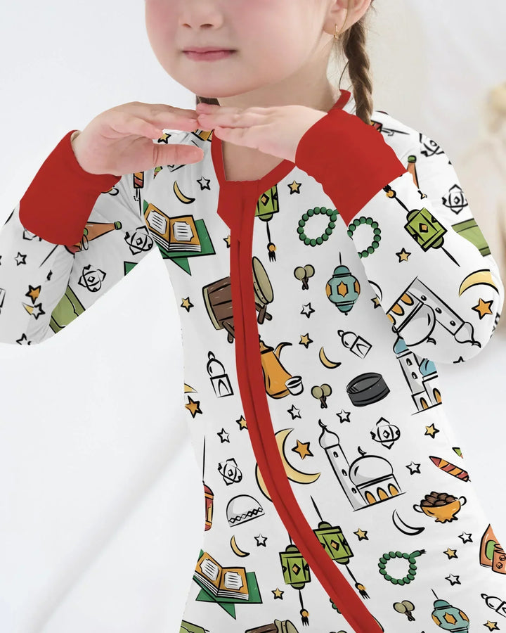 Ramadan Blessings Family Matching Bamboo Convertible Zippy