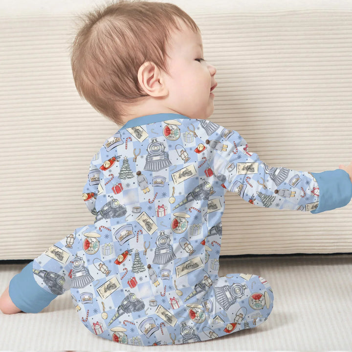 Gerippte Babykleidung mit individuellem Foto - Weich &amp; Skizzenhaft