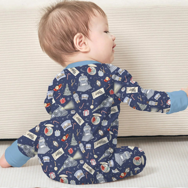 Gerippte Babykleidung mit individuellem Foto - Weich &amp; Skizzenhaft