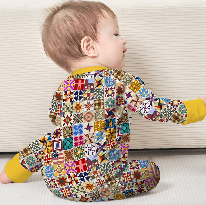 Gerippte Babykleidung mit individuellem Foto - Weich &amp; Skizzenhaft