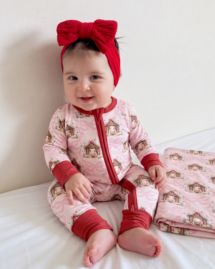 First Christmas Night Bamboo Convertible Zippy