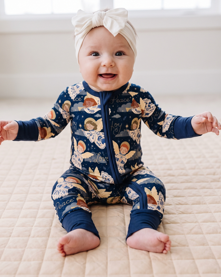 Gerippte Babykleidung mit individuellem Foto - Weich &amp; Skizzenhaft