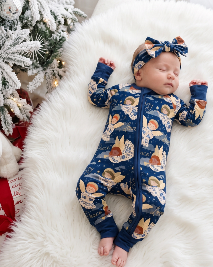 Gerippte Babykleidung mit individuellem Foto - Weich &amp; Skizzenhaft