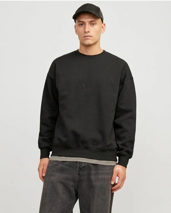 Solid Color Bamboo Adult Crewneck Sweatshirt