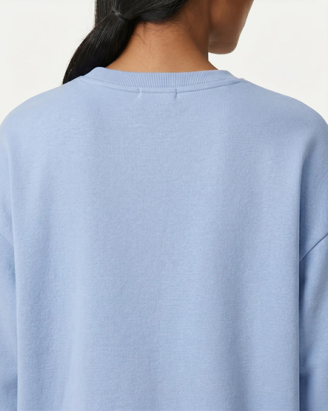 Solid Color Bamboo Adult Crewneck Sweatshirt