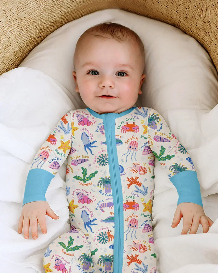Gerippte Babykleidung mit individuellem Foto - Weich &amp; Skizzenhaft