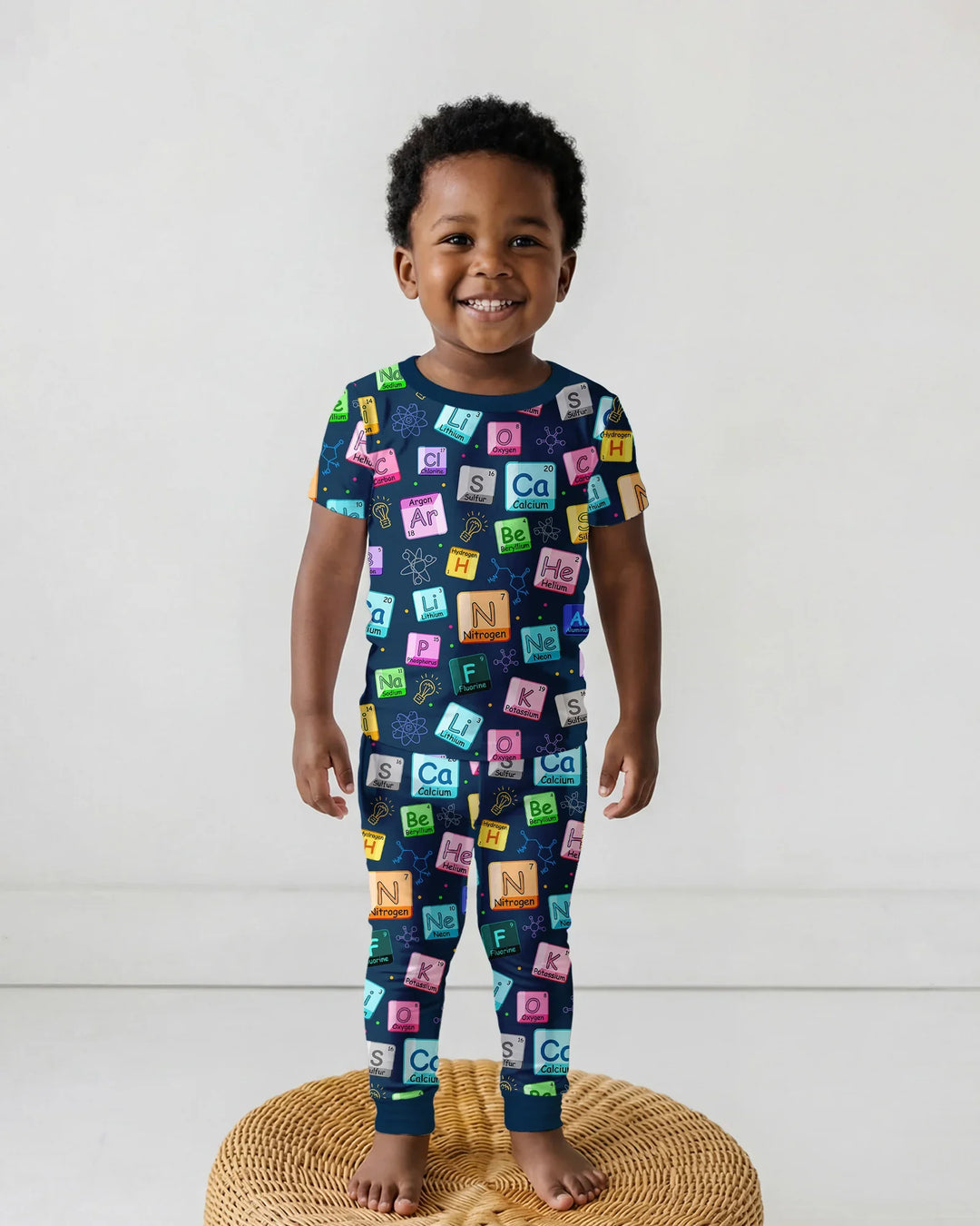 Zweiteiliges, kurzärmliges Pyjama-Set mit Marienkäfern