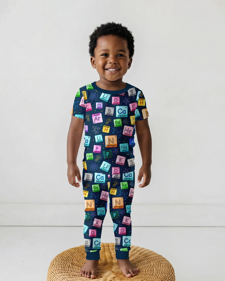 Zweiteiliges, kurzärmliges Pyjama-Set mit Marienkäfern