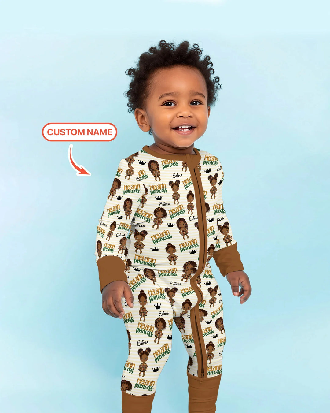 Gerippte Babykleidung mit individuellem Foto - Weich &amp; Skizzenhaft
