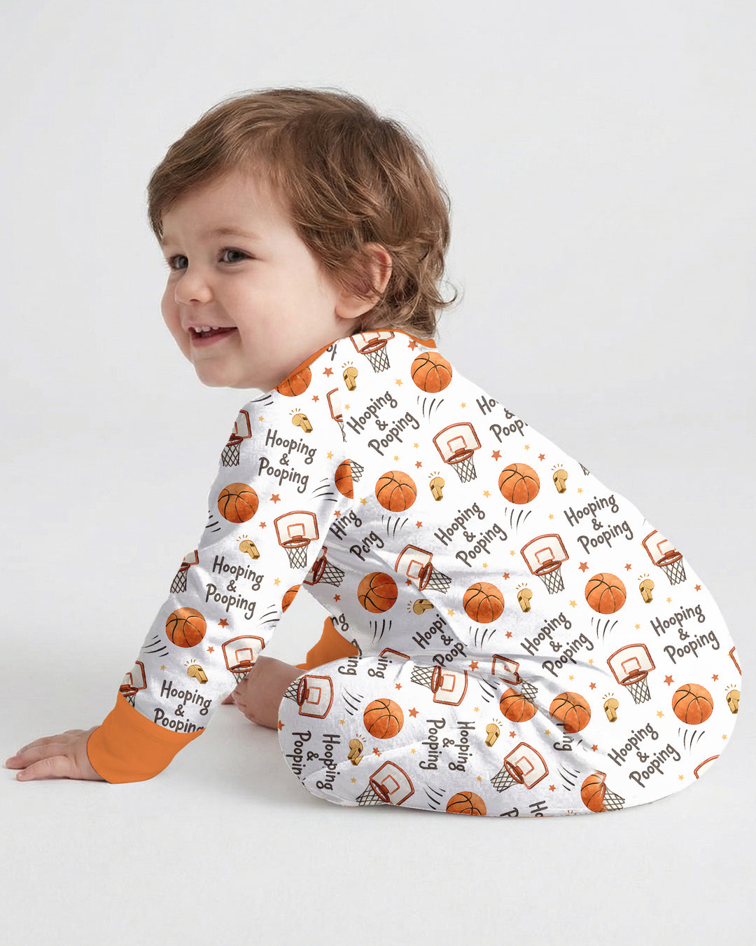 Gerippte Babykleidung mit individuellem Foto - Weich &amp; Skizzenhaft