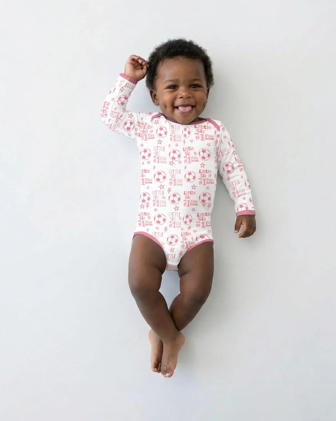 Gerippte Babykleidung mit individuellem Foto - Weich &amp; Skizzenhaft