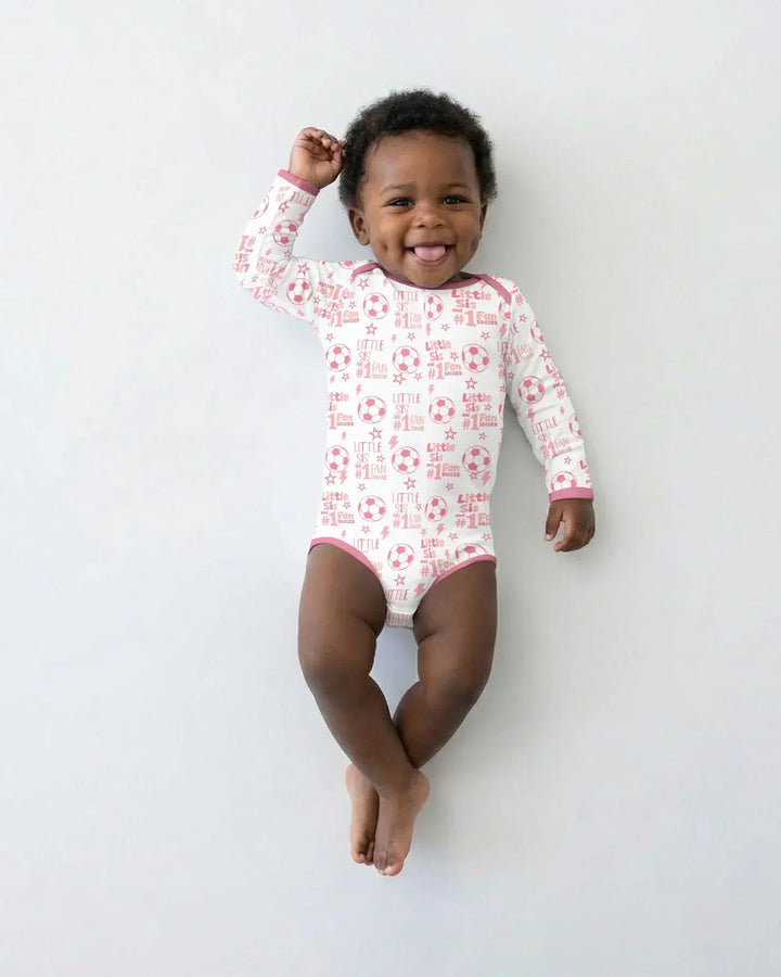 Gerippte Babykleidung mit individuellem Foto - Weich &amp; Skizzenhaft