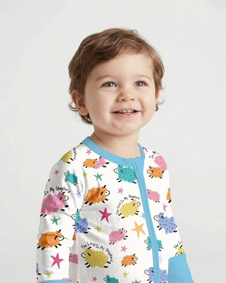 Gerippte Babykleidung mit individuellem Foto - Weich &amp; Skizzenhaft