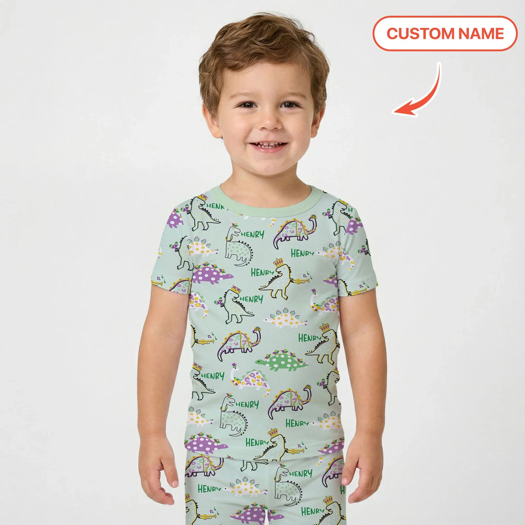 Zweiteiliges, kurzärmliges Pyjama-Set mit Marienkäfern