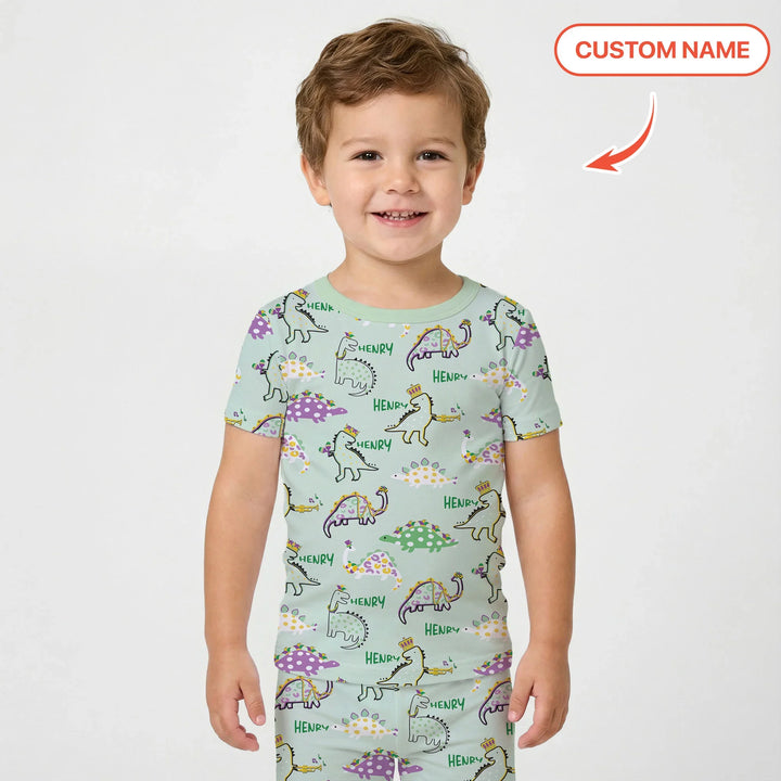 Zweiteiliges, kurzärmliges Pyjama-Set mit Marienkäfern